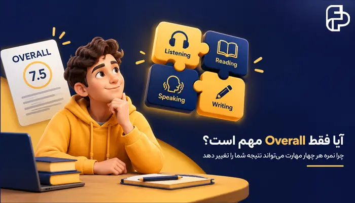 آیا فقط Overall مهم است؟ چرا نمره هر چهار مهارت می‌تواند نتیجه شما را تغییر دهد